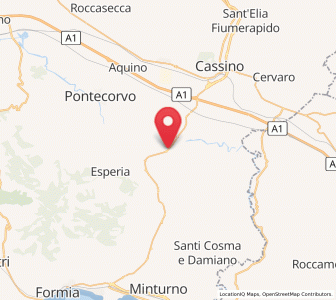 Map of San Giorgio a Liri, Lazio