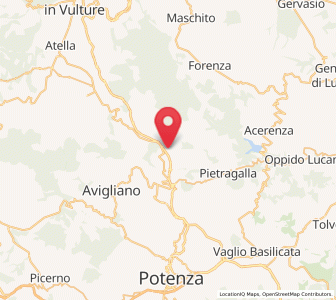 Map of San Giorgio, Basilicate