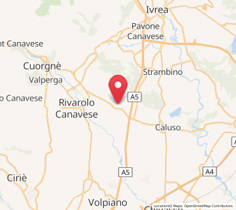 Map of San Giorgio Canavese, Piedmont