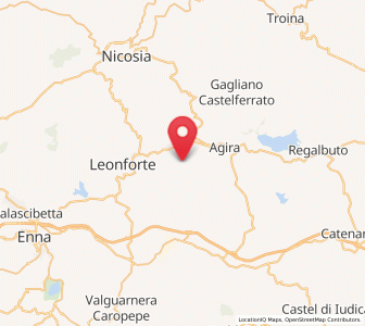Map of San Giorgio, Sicily