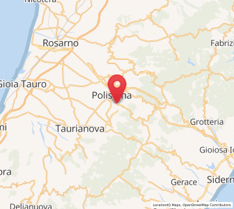 Map of San Giorgio Morgeto, Calabria