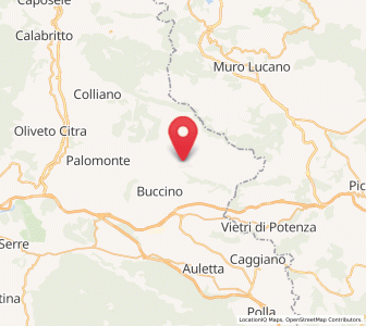 Map of San Gregorio Magno, Campania