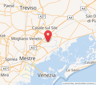Map of San Liberale, Veneto