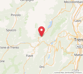 Map of San Lorenzo in Banale, Trentino-Alto Adige
