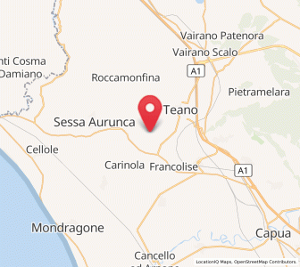 Map of San Marco, Campania