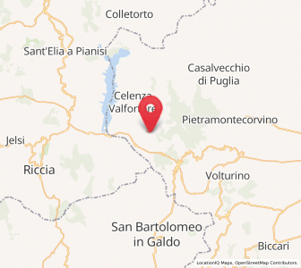 Map of San Marco la Catola, Apulia