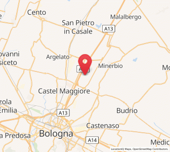 Map of San Marino, Emilia-Romagna