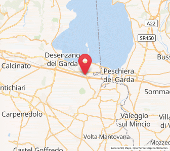 Map of San Martino della Battaglia, Lombardy