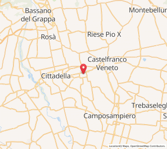 Map of San Martino di Lupari, Veneto