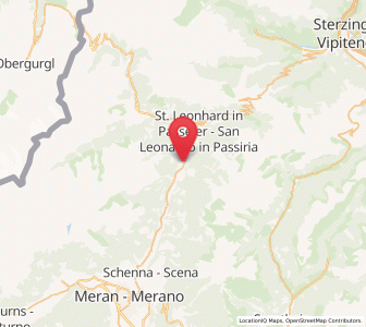 Map of San Martino in Passiria, Trentino-Alto Adige