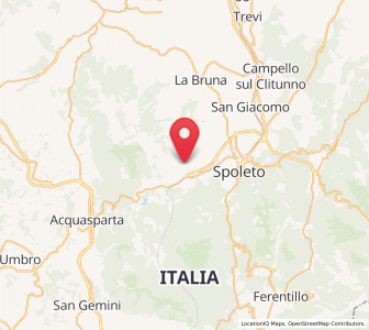 Map of San Martino in Trignano, Umbria