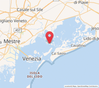 Map of San Martino Sinistrac, Veneto
