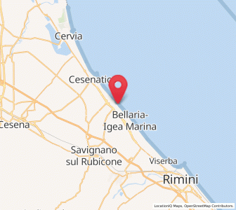 Map of San Mauro a Mare, Emilia-Romagna