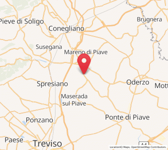 Map of San Michele di Piave, Veneto