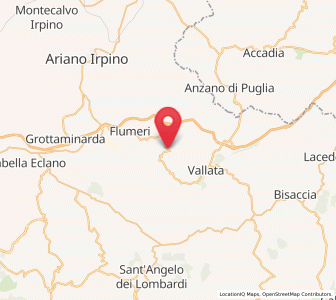 Map of San Nicola Baronia, Campania