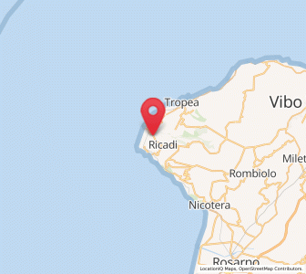Map of San Nicolò, Calabria