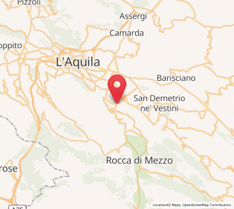 Map of San Panfilo d'Ocre, Abruzzo
