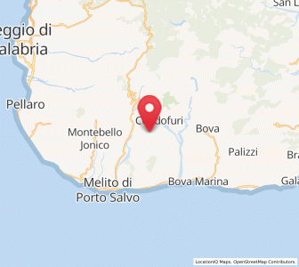 Map of San Pantaleone, Calabria