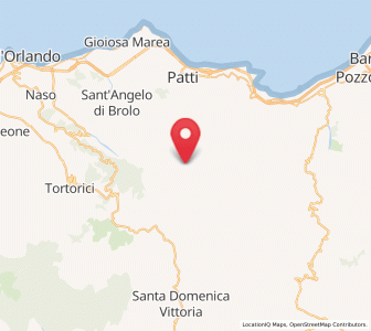 Map of San Piero Patti, Sicily