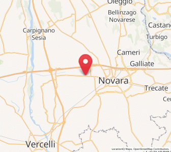 Map of San Pietro Mosezzo, Piedmont