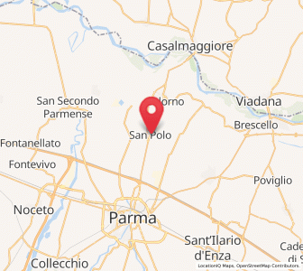 Map of San Polo, Emilia-Romagna
