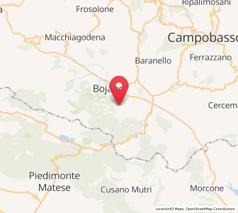 Map of San Polomatese, Molise