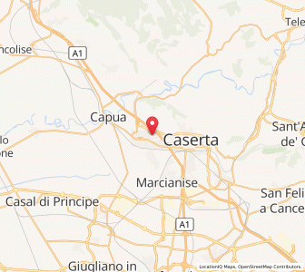 Map of San Prisco, Campania