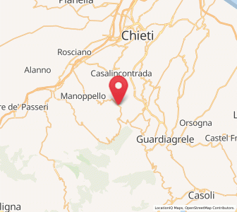 Map of San Rocco, Abruzzo