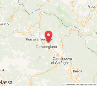 Map of San Romano, Tuscany