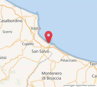 Map of San Salvo Marina, Abruzzo