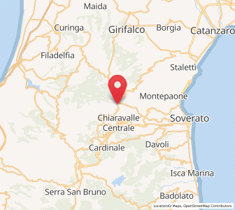 Map of San Vito Sullo Ionio, Calabria