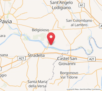 Map of San Zenone al Po, Lombardy