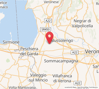 Map of Sandrà, Veneto