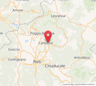 Map of Santa Croce, Lazio