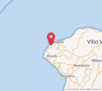 Map of Santa Domenica, Calabria