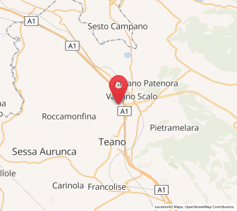 Map of Santa Lucia, Campania