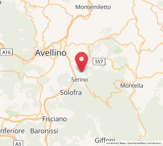 Map of Santa Lucia di Serino, Campania