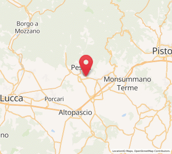 Map of Santa Lucia, Tuscany