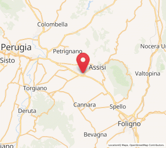 Map of Santa Maria degli Angeli, Umbria