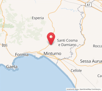 Map of Santa Maria Infante, Lazio