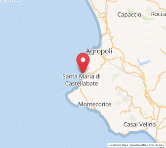 Map of Santa Maria, Campania