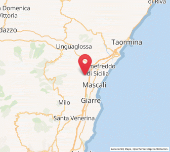 Map of Santa Venera-Portosalvo, Sicily