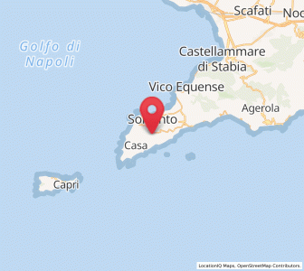 Map of Sant'Agata sui Due Golfi, Campania