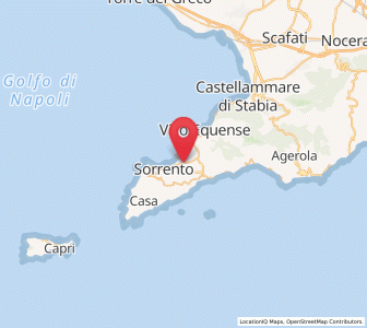Map of Sant'Agnello, Campania