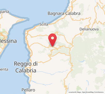 Map of Sant'Alessio in Aspromonte, Calabria