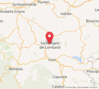 Map of Sant'Angelo dei Lombardi, Campania