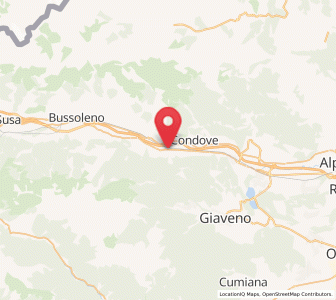 Map of Sant'Antonino di Susa, Piedmont