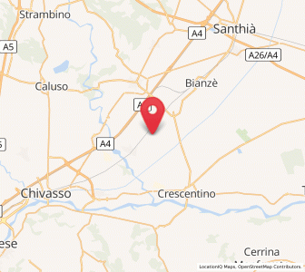 Map of Sant'Antonino, Piedmont