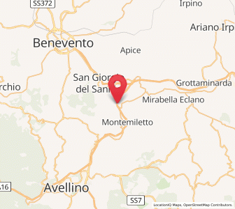 Map of Sant'Elena Irpina, Campania