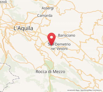 Map of Sant'Eusanio Forconese, Abruzzo